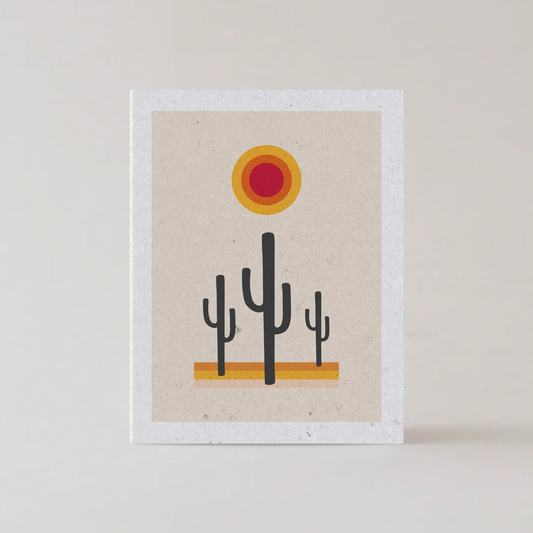 Cacti Sunset Everyday Card